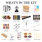 Candle Making Kit - DIY Starter Soy Candle Making Supplies/Kit - Soy Wax, 10 Jars & Tins, 10 Pleasant Scents, Color Dyes & More,Perfect Candle Making Kit for Adults